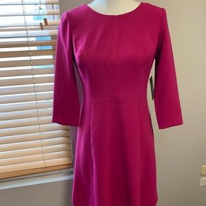Vince Camuto Magenta long sleeve dress 6P